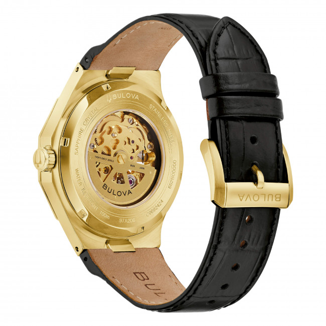 Bulova Octagon Skeleton 97A206