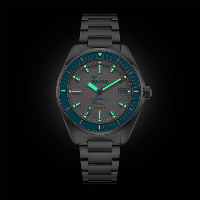 SQUALE MATIC S LIGHT BLUE BRACELET MATICLBWLB.SSBX