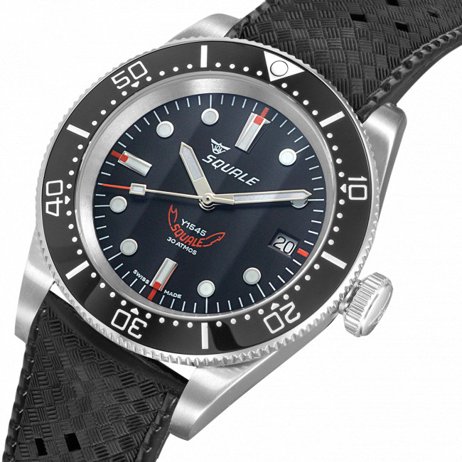 SQUALE 1545 Black Rubber