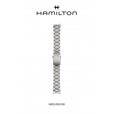 BRACCIALE HAMILTON KHAKI FIELD MECHANICAL POWER RESERVE 40 mm
