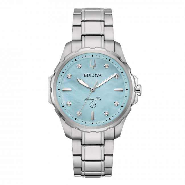 BULOVA MARINE STAR LADY DIAMOND 96P248