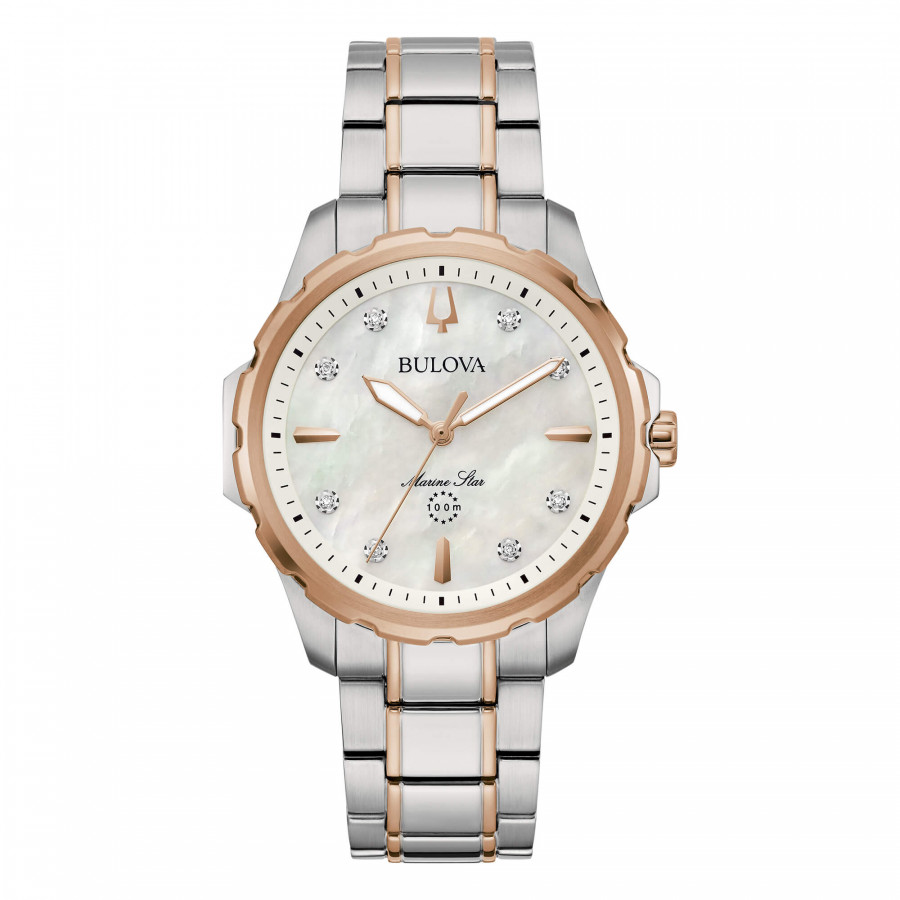 BULOVA MARINE STAR LADY DIAMOND
