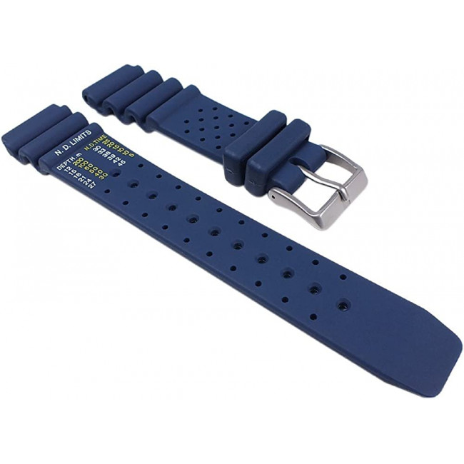 Majer Cinturino originale Citizen Promaster gomma blu NY0040 17L