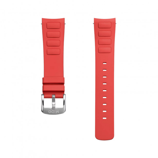CINTURINO IN GOMMA MIDO MULTIFORT TV ROSSO M852019158