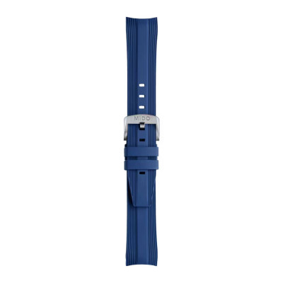 CINTURINO IN GOMMA MIDO OCEAN STAR 39MM BLU