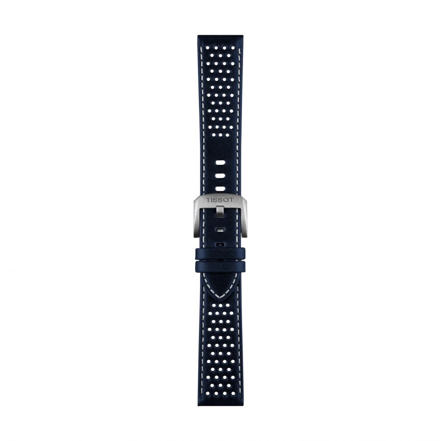 CINTURINO TISSOT PELLE BLU