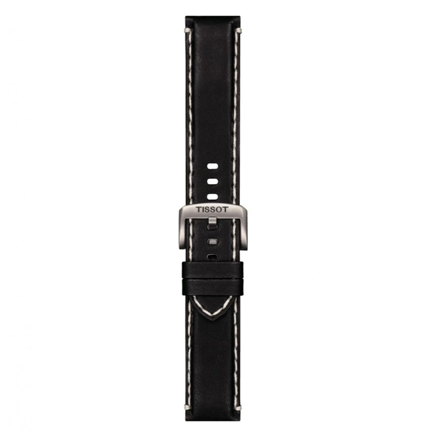 CINTURINO TISSOT NERO IN PELLE
