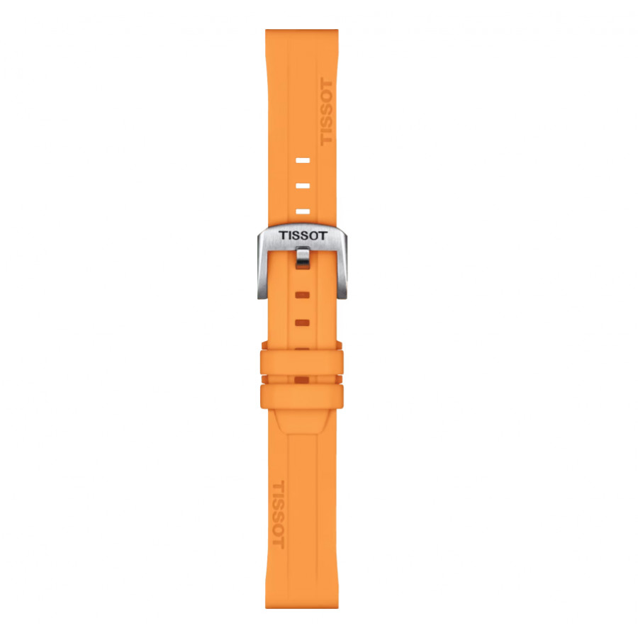 CINTURINO TISSOT SILICONE ARANCIONE