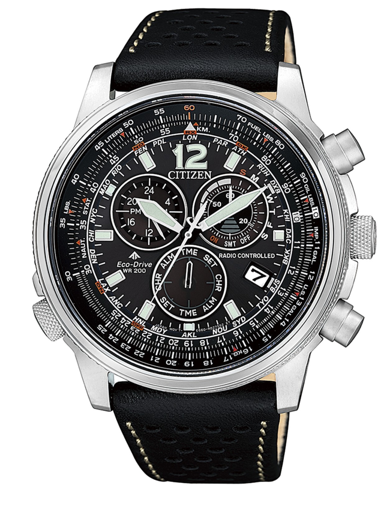 Majer Citizen Crono Pilot Radiocontrollato cb5860 19e