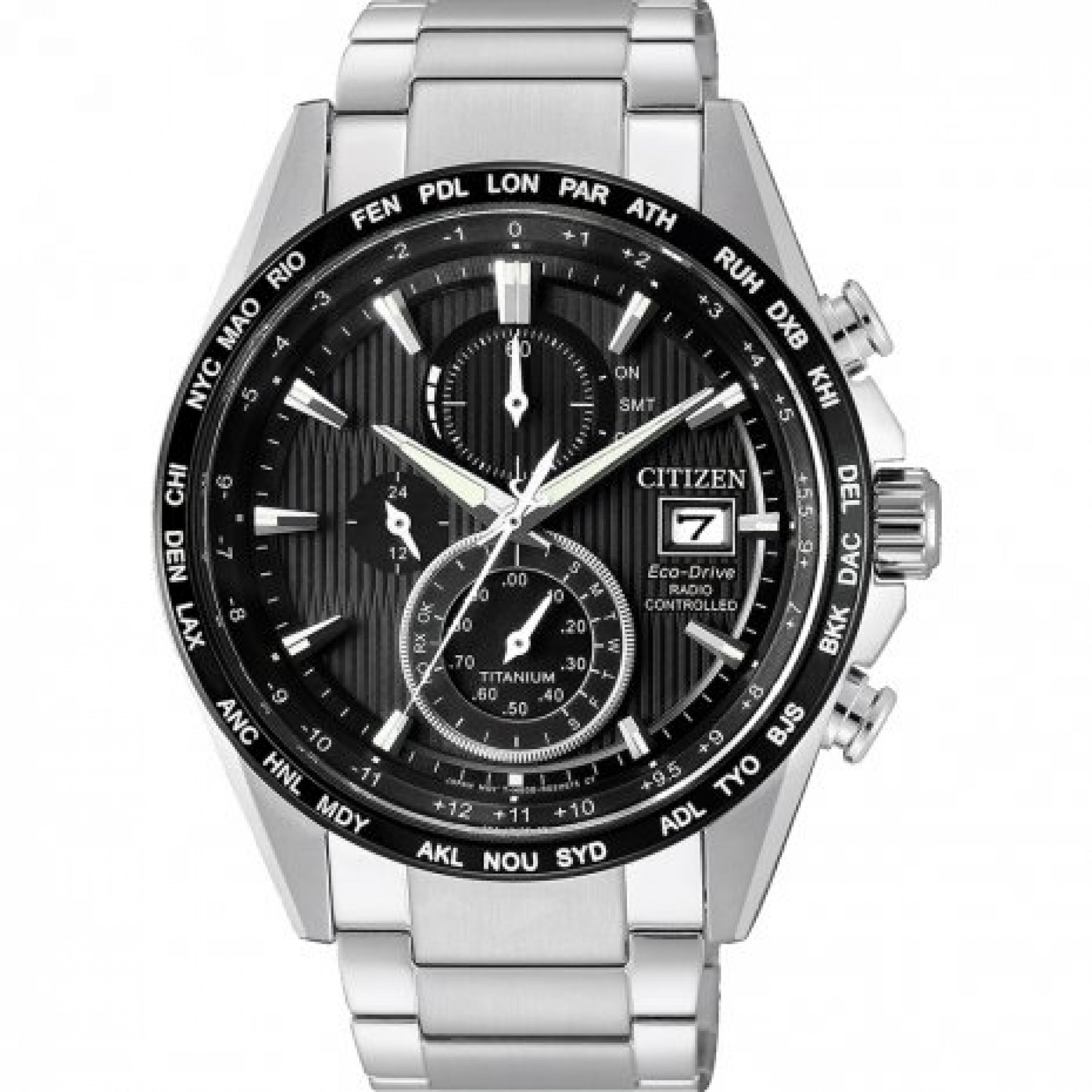 CITIZEN RADIOCONTROLLATO SUPER TITANIO ECO-DRIVE