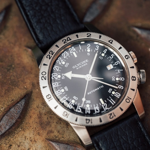 glycine airman 40 gmt gl0162