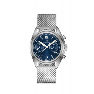 HAMILTON KHAKI AVIATION PILOT PIONEER MECHANICAL CHRONO