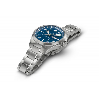 HAMILTON KHAKI AVIATION PILOT DAY DATE AUTO