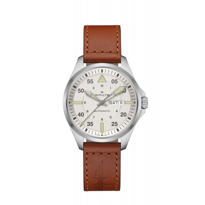 HAMILTON KHAKI AVIATION PILOT DAY DATE AUTO