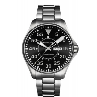 HAMILTON KHAKI AVIATION PILOT DAY DATE