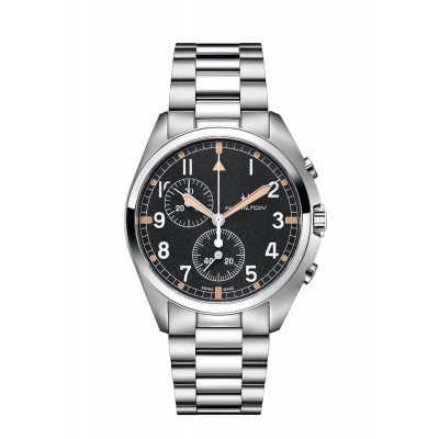 HAMILTON KHAKI AVIATION PILOT PIONEER CHRONO QUARTZ