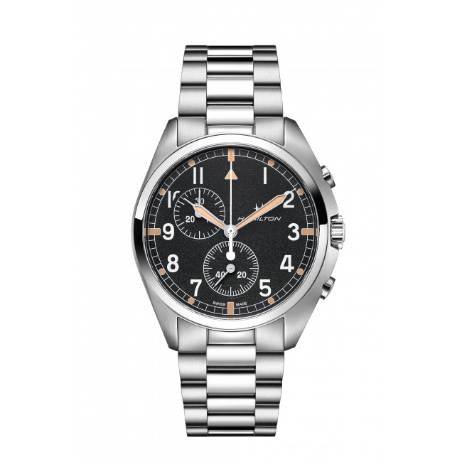 HAMILTON KHAKI AVIATION PILOT PIONEER CHRONO QUARTZ H76522131