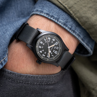 HAMILTON KHAKI FIELD MECHANICAL PVD