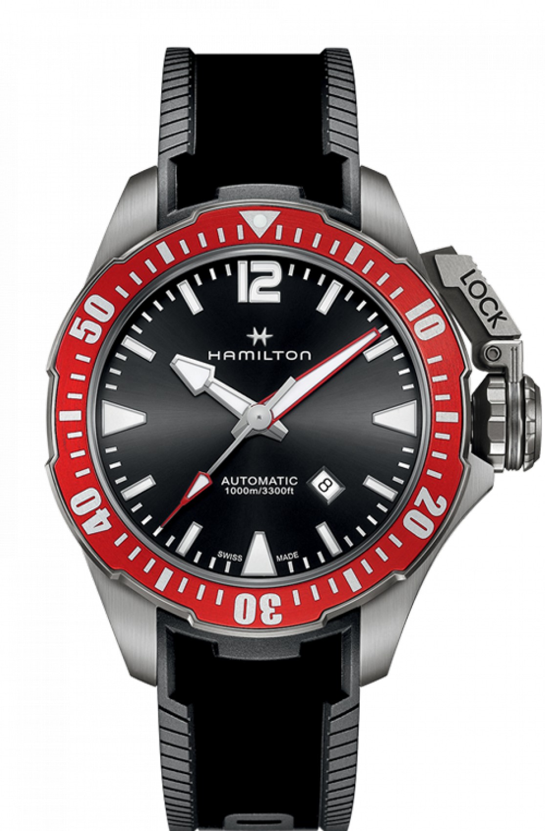 HAMILTON KHAKI NAVY FROGMAN TITANIUM AUTO