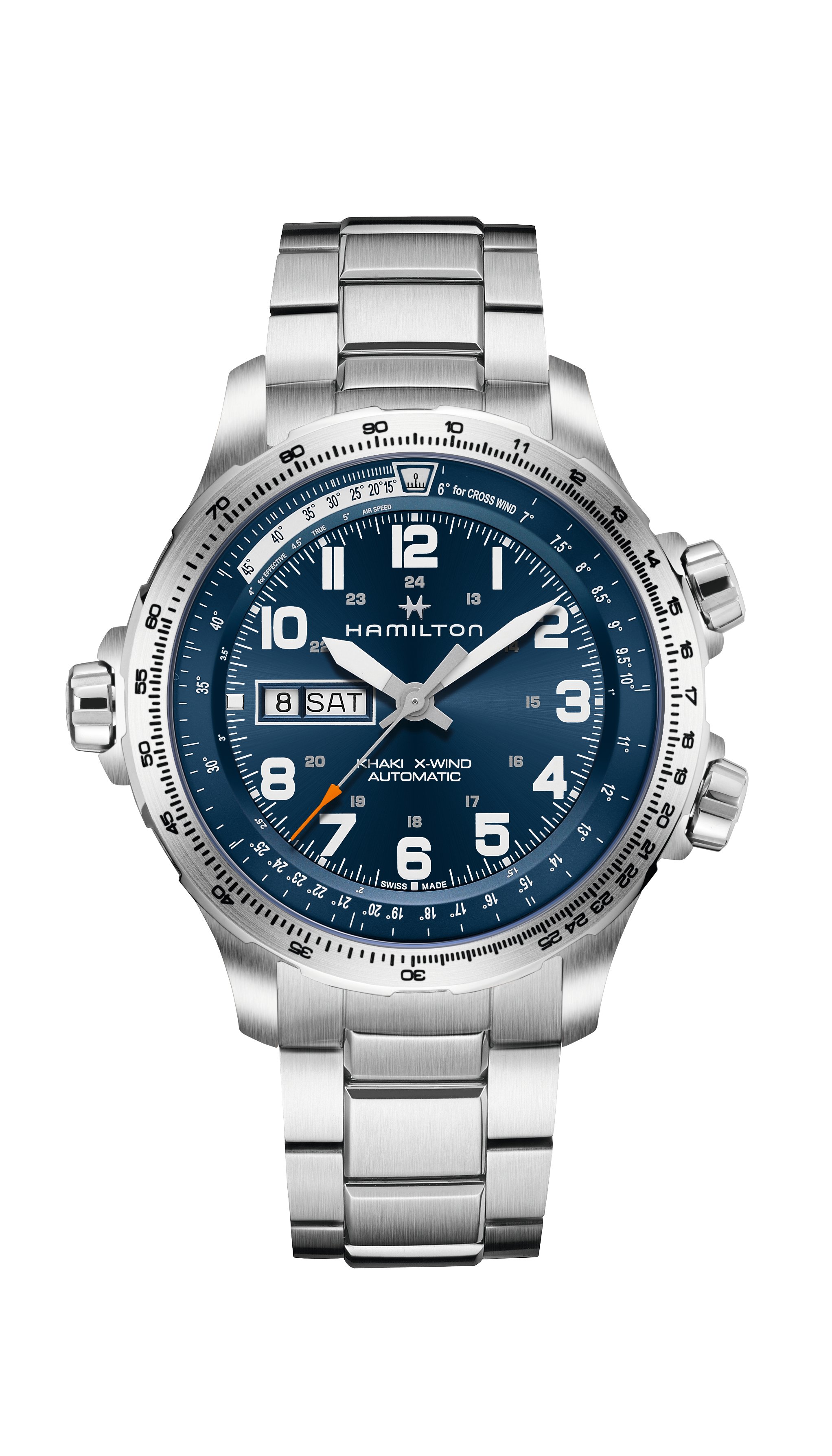 HAMILTON KHAKI X-WIND DAY DATE AUTO