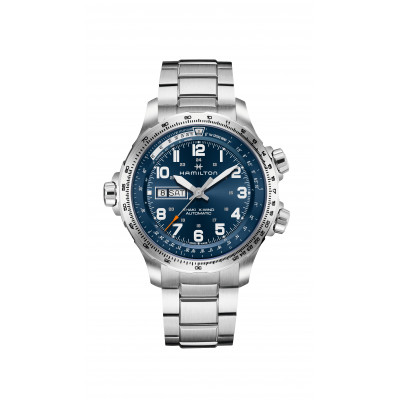 HAMILTON KHAKI X-WIND DAY DATE AUTO