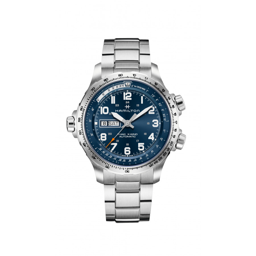 HAMILTON KHAKI X-WIND DAY DATE AUTO