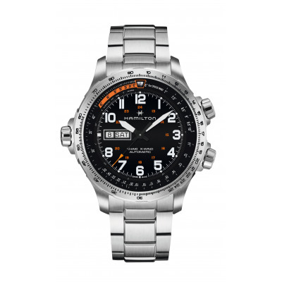 HAMILTON KHAKI X-WIND DAY/DATE