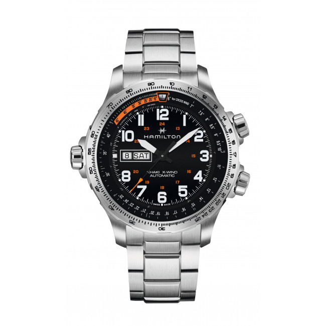 HAMILTON KHAKI X-WIND DAY/DATE H77755133