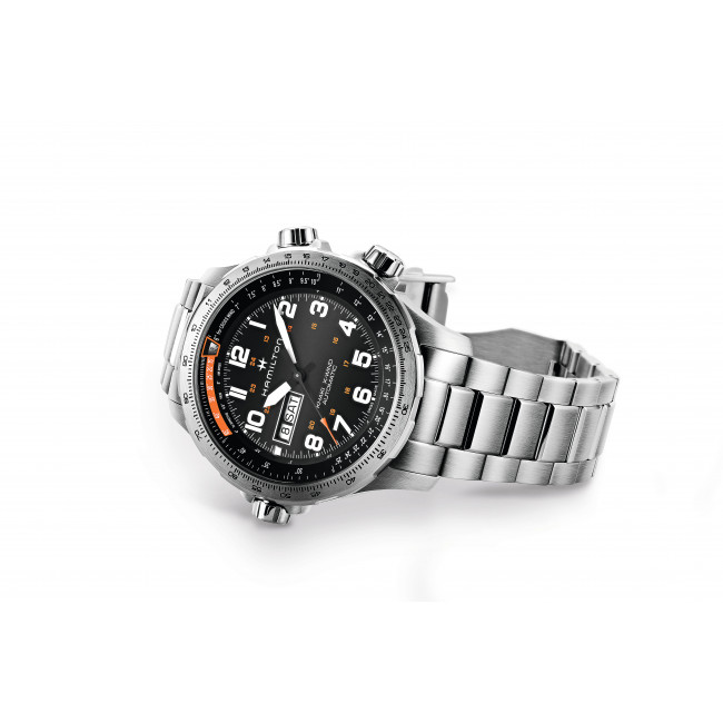 HAMILTON KHAKI X-WIND DAY/DATE H77755133