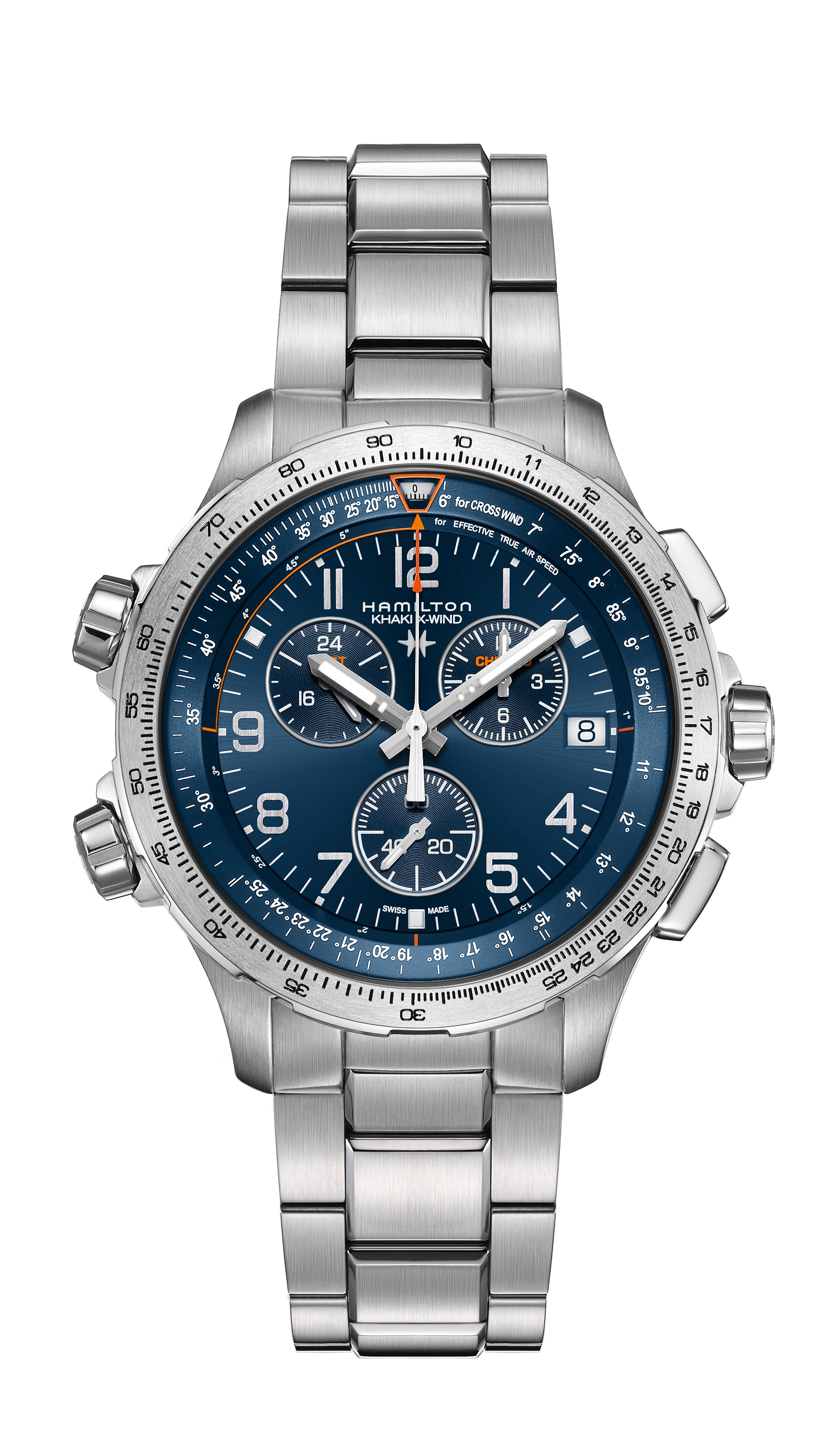 HAMILTON KHAKI X-WIND GMT CHRONO QUARTZ