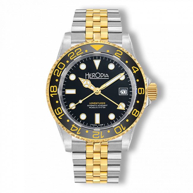 herodia adventurer gmt gold