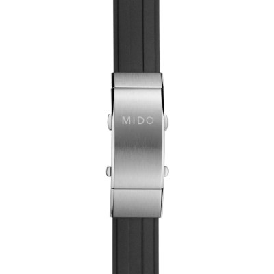 MIDO Ocean Star 200 cinturino in gomma nera 21mm M852.019.956