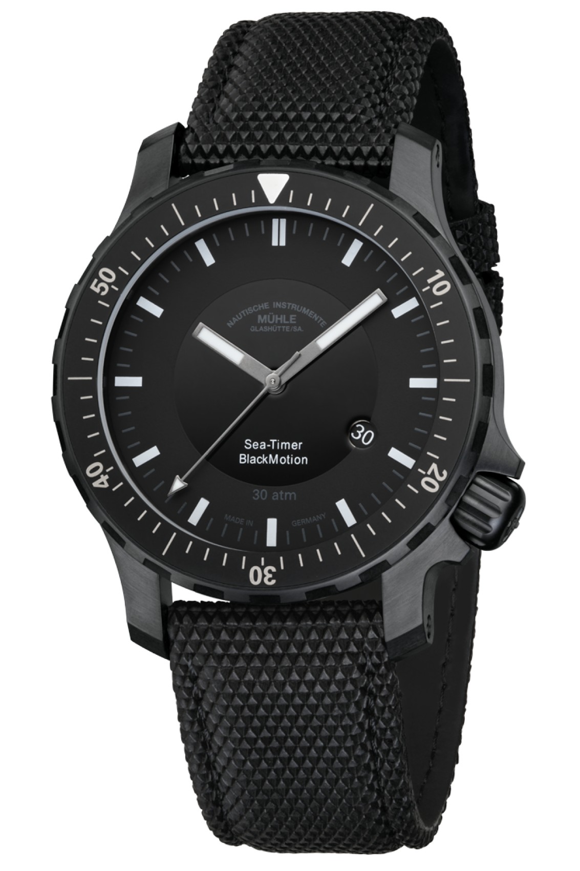 MUHLE GLASHUTTE SEA-TIMER BLACKMOTION M1-41-83-NB