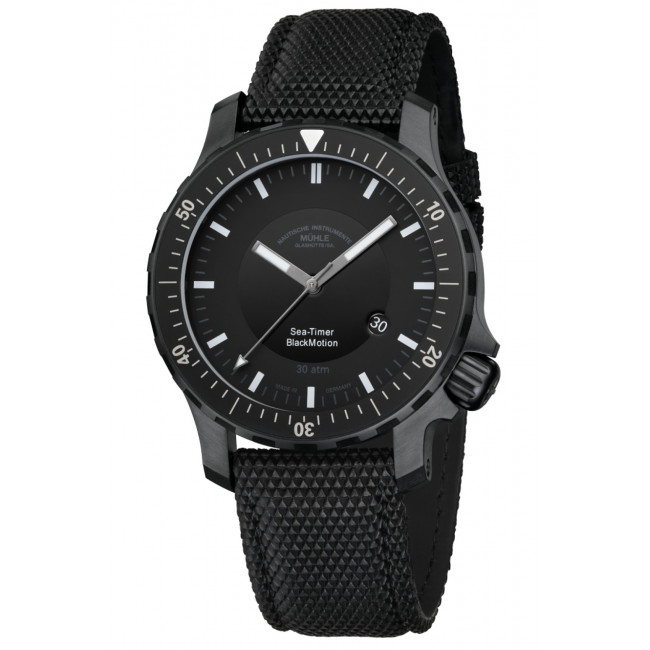 MUHLE GLASHUTTE SEA-TIMER BLACKMOTION M1-41-83-NB