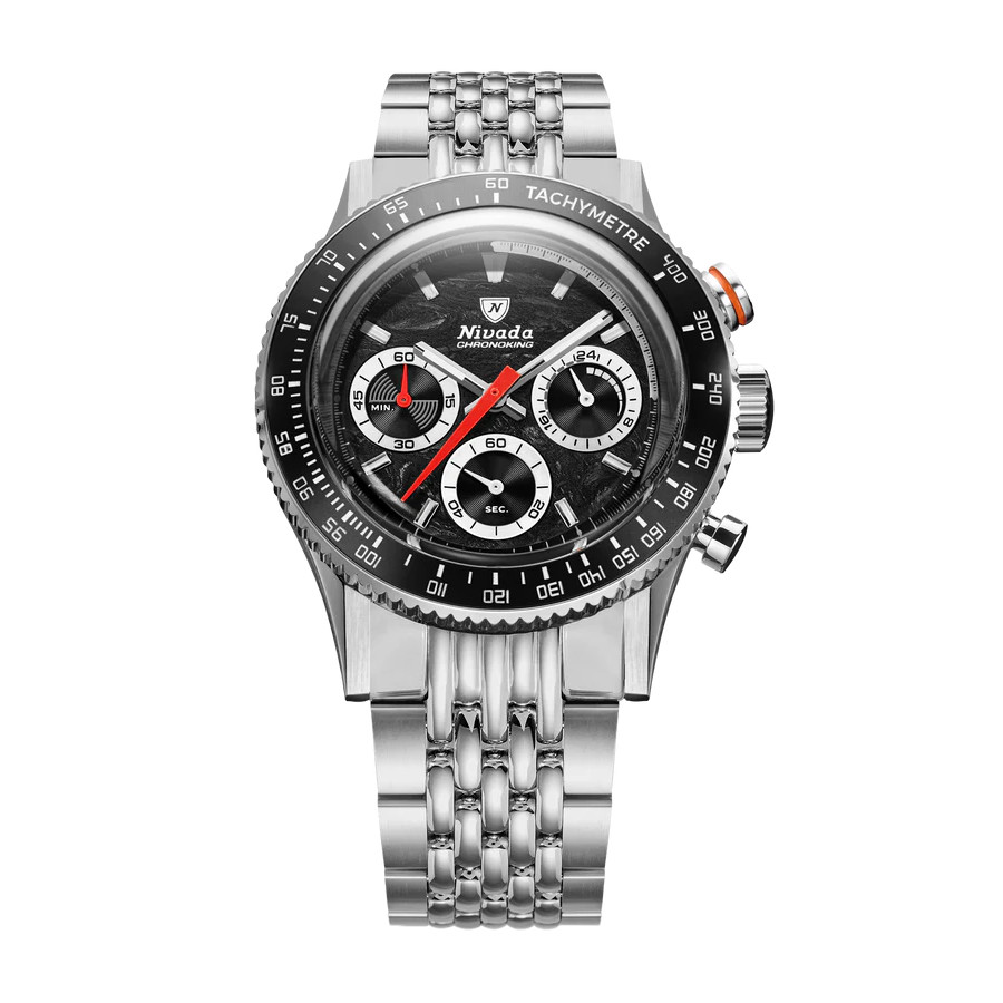 NIVADA GRENCHEN CHRONOKING MECAQUARTZ RACING BLACK