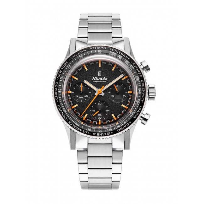 NIVADA GRENCHEN CHRONOKING INTER BEZEL GMT 87042Q20
