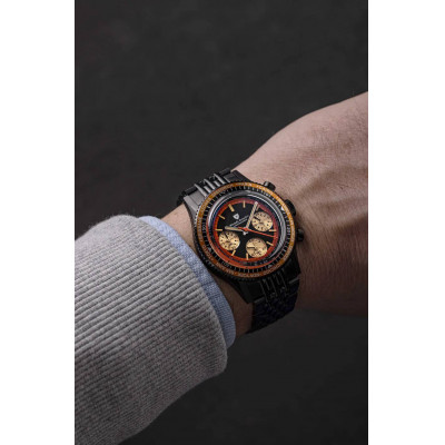 NIVADA GRENCHEN CHRONOKING MECAQUARTZ NERO