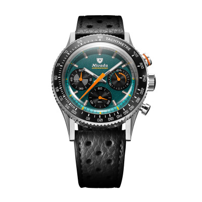 NIVADA GRENCHEN CHRONOKING MECAQUARTZ RACING GREEN