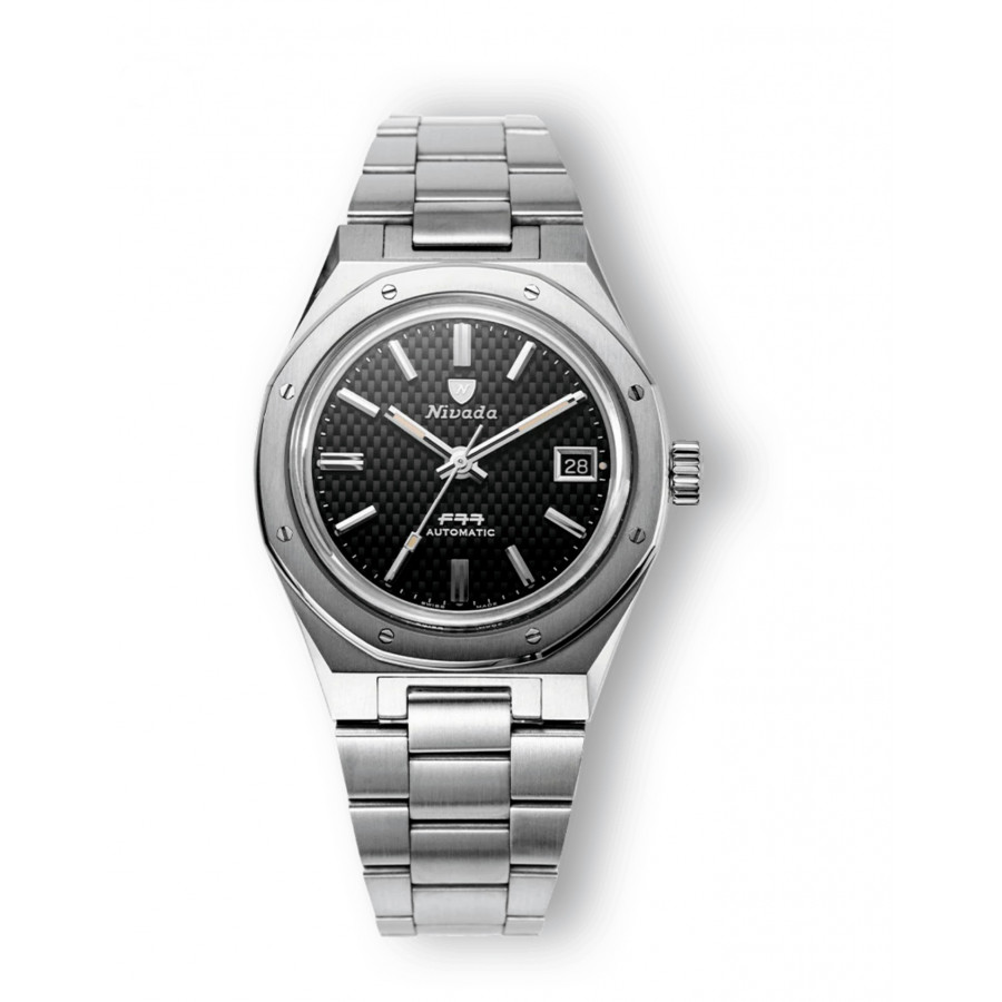 NIVADA GRENCHEN F77 BLACK WITH DATE
