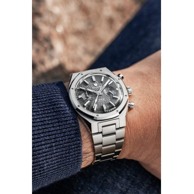 NIVADA GRENCHEN F77 SST CHRONO MECAQUARTZ GREY MK2 38mm