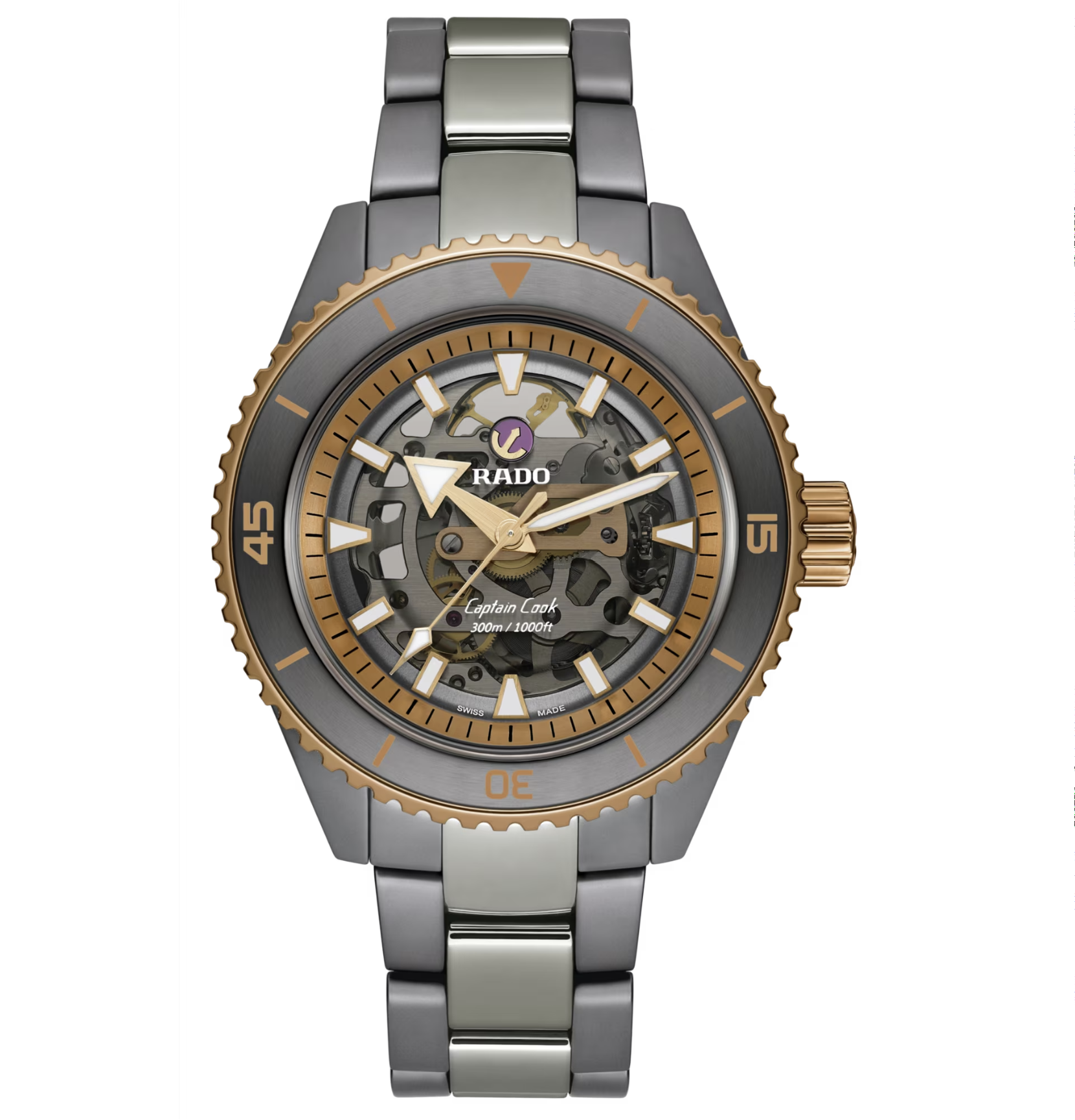 RADO CAPTAIN COOK HIGH-TECH CERAMIC SKELETON