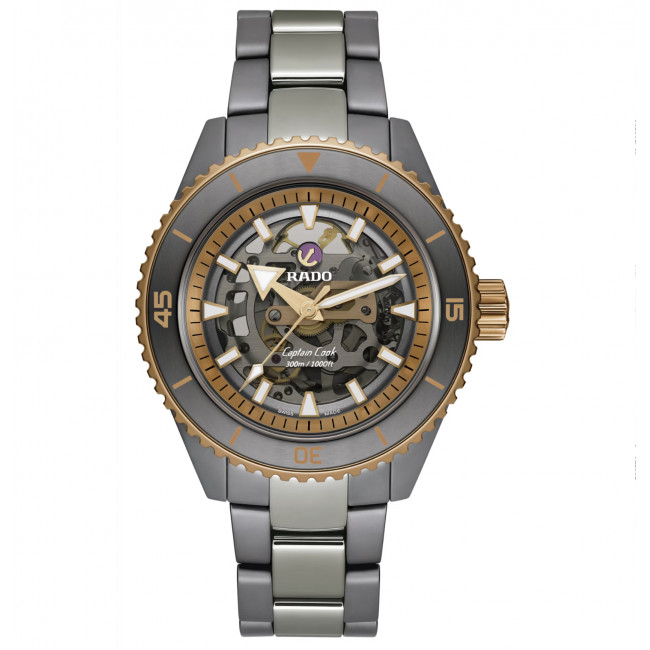 RADO CAPTAIN COOK HIGH-TECH CERAMIC SKELETON R32148162