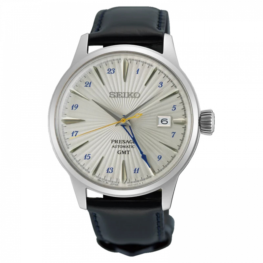 SEIKO PRESAGE COCKTAIL GMT SILVER BULLET
