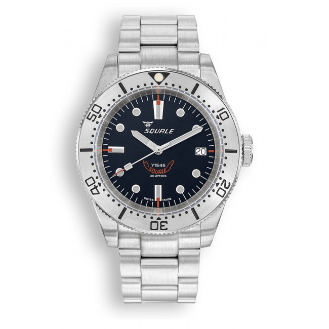 SQUALE 1545 STEEL BLACK BRACELET 1545SSBKAC