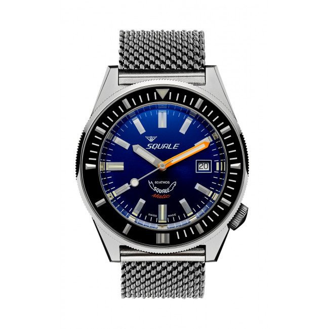 SQUALE MATIC DARK BLUE MESH