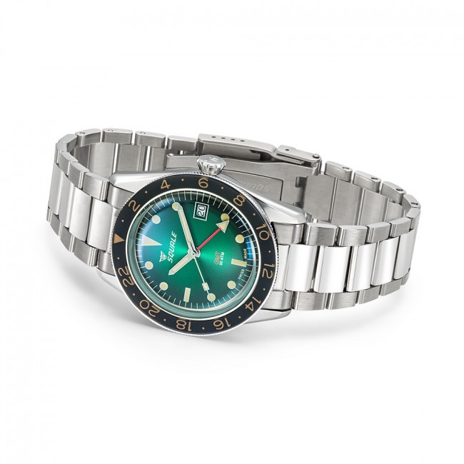 SQUALE SUB-39 GMT VINTAGE GREEN SUB39GMGRBR22