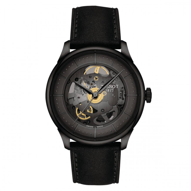 TISSOT CHEMIN DES TOURELLES SQUELETTE T1398363644100