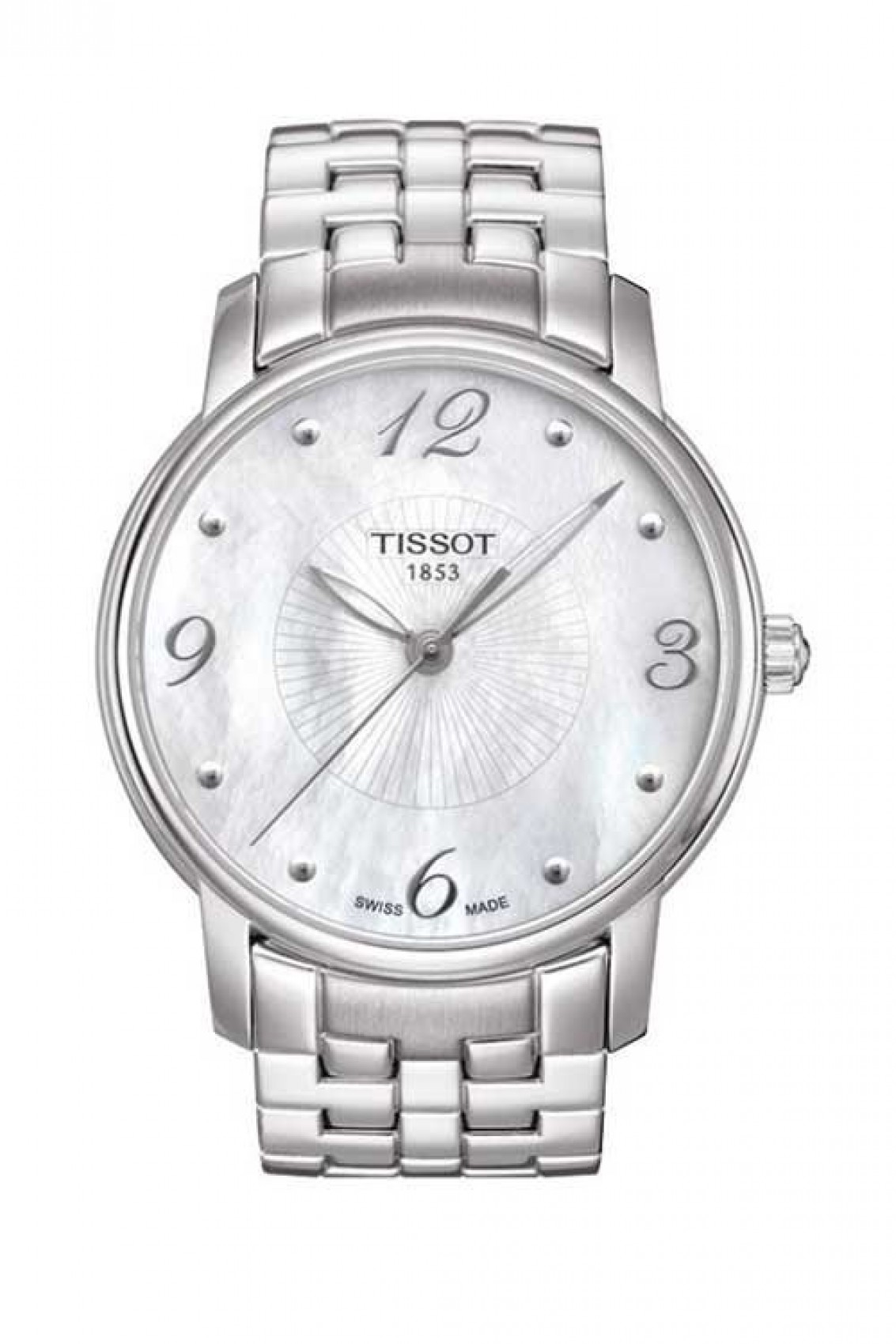 TISSOT LADY ROUND MOTHER OF PEARL