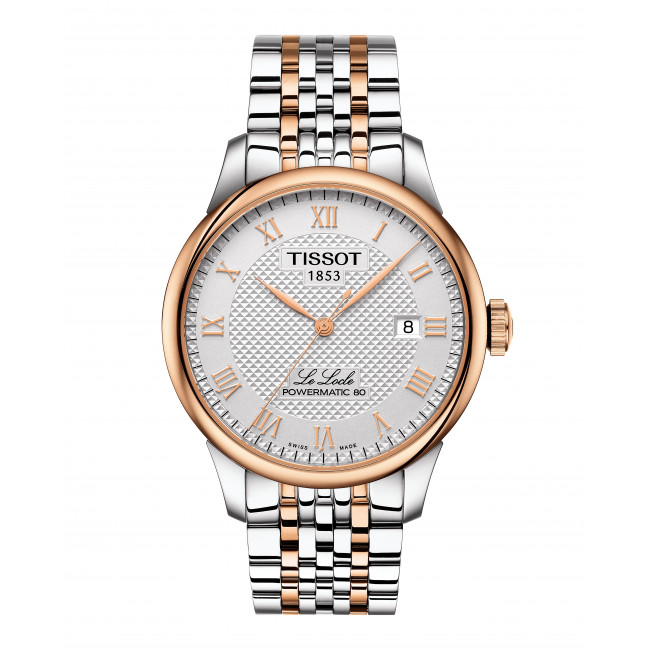 TISSOT LE LOCLE POWERMATIC 80 BICOLORE T0064072203300