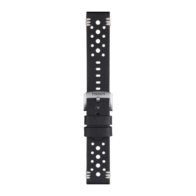 CINTURINO TISSOT NERO IN PELLE